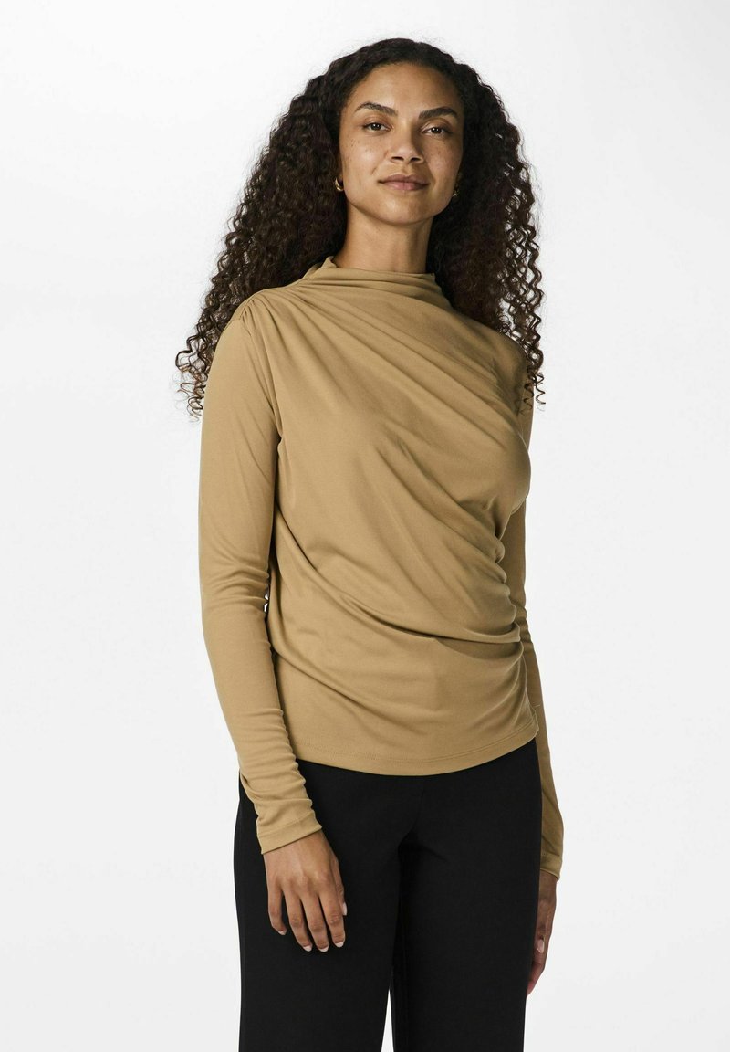 YAS EMMI - Langarmshirt - tan