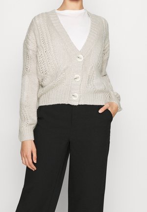 Kardigan - mottled grey