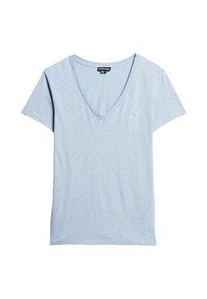 Superdry & Co, EMBROIDERED V NECK  - T-shirts basic - forever blue