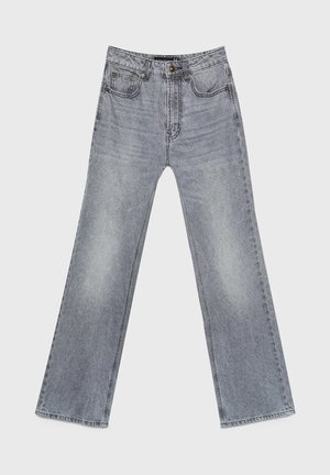 Stradivarius, D92 STRAIGHT WIDE-LEG JEANS - Wide Leg - grey denim
