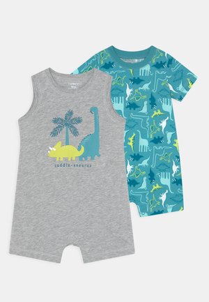 DINO 2 PACK - Mono - turquoise/mottled grey