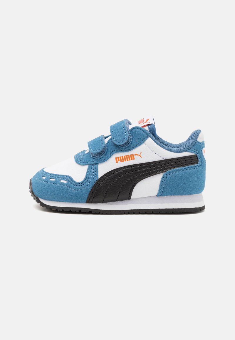 Puma CABANA RACER 20 UNISEX - Sneakers - white/black/blue horizon/maple syrup