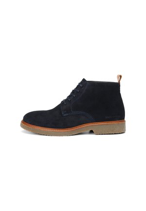 SOFTEM VELOURS-RINDLEDER - Schnürstiefelette - navy
