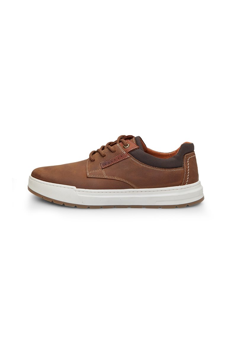 Bata Volnočasové šněrovací boty - tan/světlehnědá - Zalando.cz