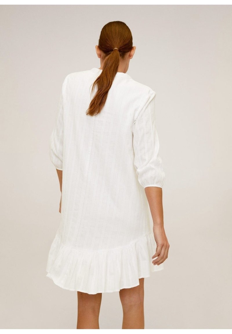 Mango Day dress - white - (Pre-owned) - Zalando