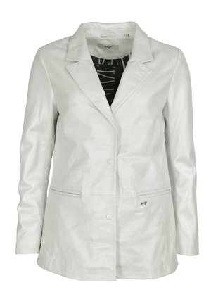 Maze IM METALLIC LOOK - Nahkatakki - white metallic