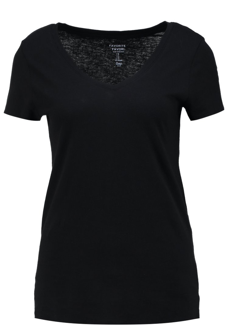 Damen T-Shirts | GAP T-Shirt basic true black/schwarz - PQ33195 Damen T-Shirts | GAP T-Shirt basic true black/schwarz - PQ33195