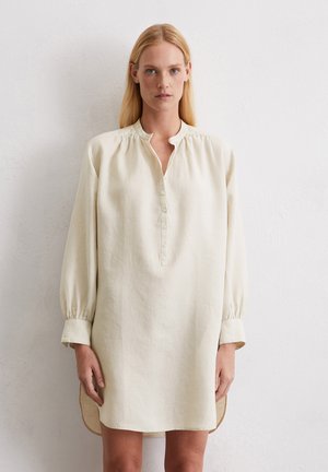 Shirt dress - silky stone