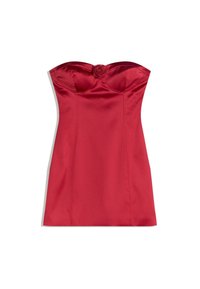 FLORAL MINI - Koktajl obleka/za zabavo - coral