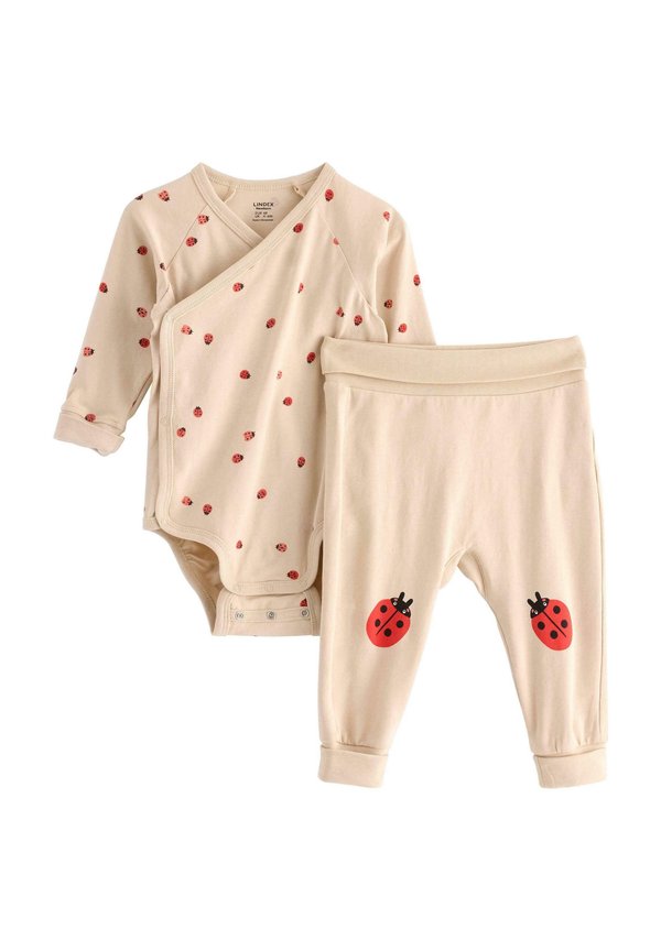 SET - WRAP AND JOGGERS - Body - light beige