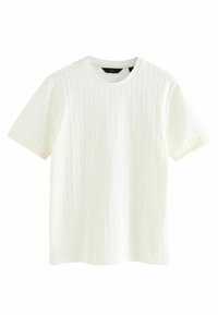 Next - REGULAR FIT-SMART - Basic T-shirt - ecru white Thumbnail Image 1