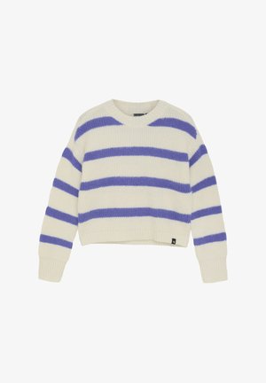 Indian Blue jeans FUZZY STRIPE - Jumper - cloud