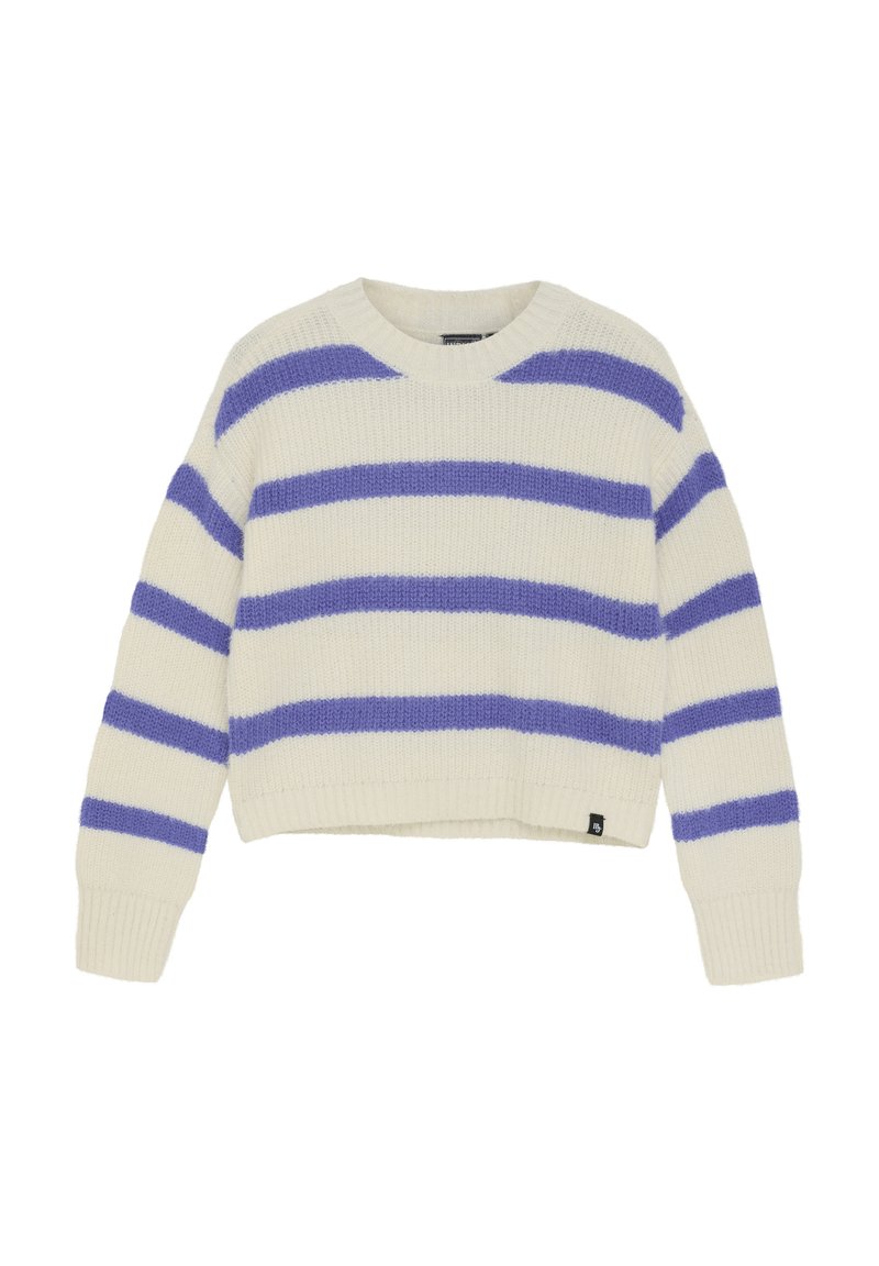 Indian Blue jeans FUZZY STRIPE - Pullover - cloud