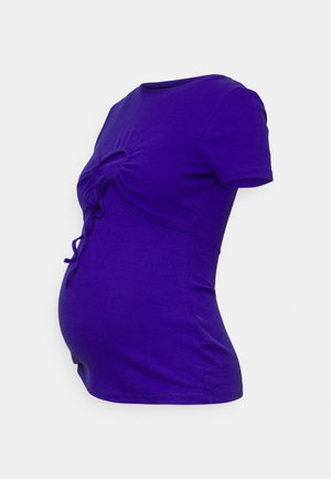 Even&Odd Maternity CIRCLE GATHERING TEE  - Basic póló -  blue