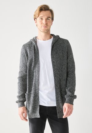 Pier One Cardigan - black/white