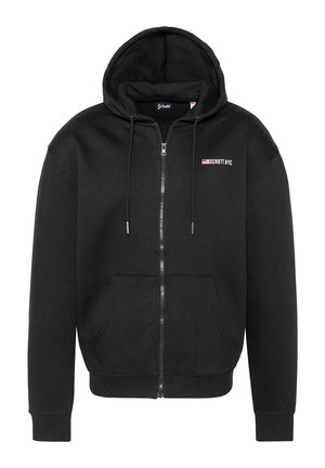 Felpa con zip - noir