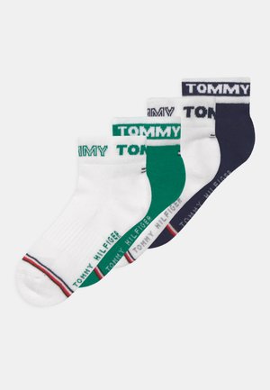 KIDS QUARTER SPORT UNISEX 4 PACK - Socks - navy/green