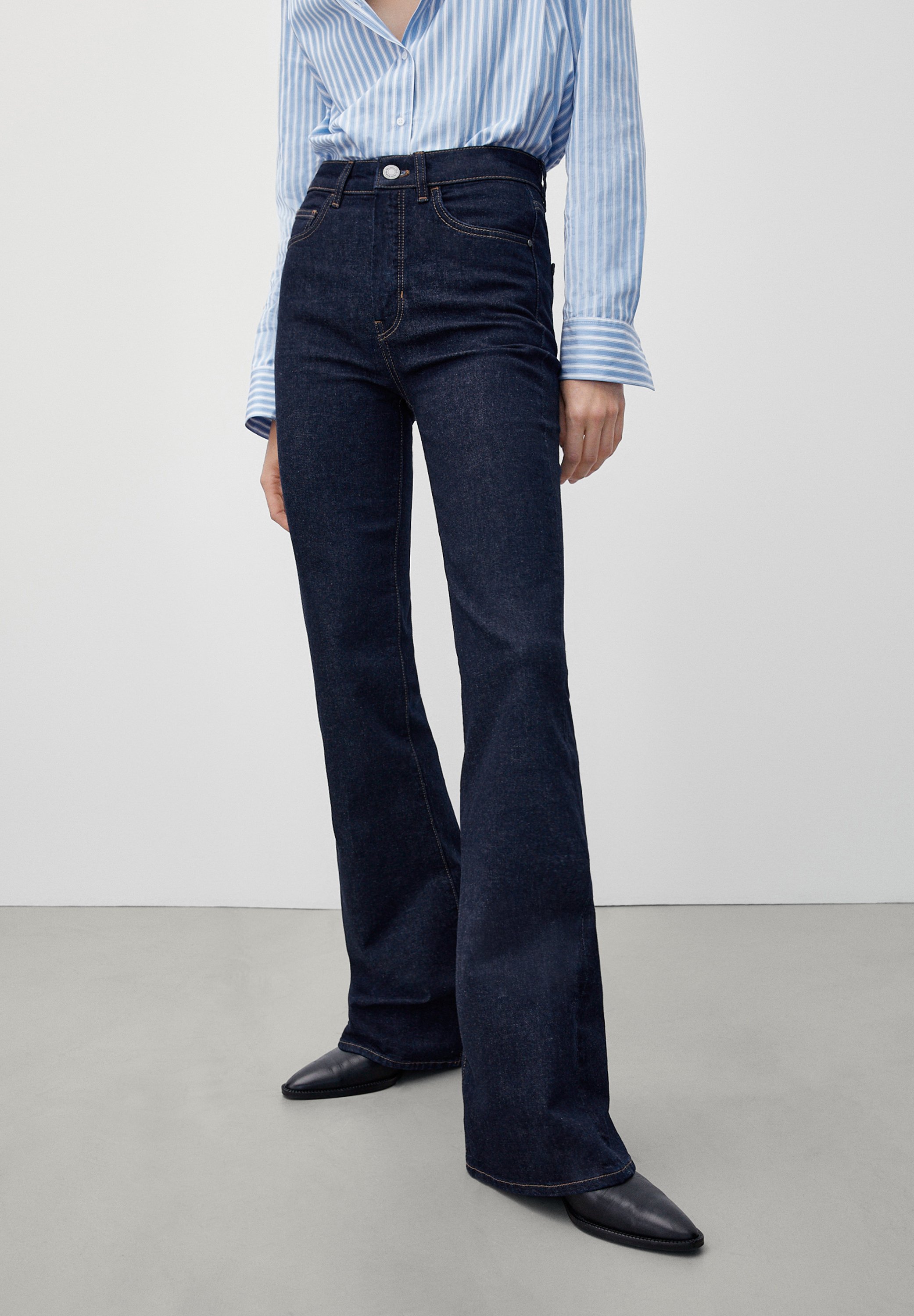 Massimo Dutti Jeans bootcut - dark blue/blu scuro - Zalando.it