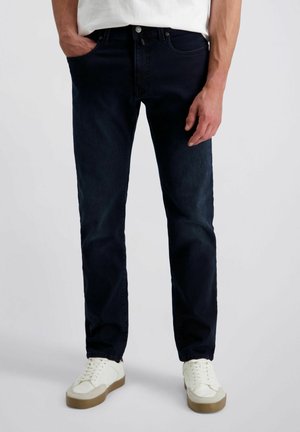 LYON - Jeans Tapered Fit - dark blue denim