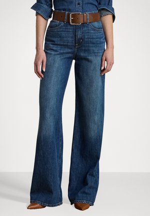 HIGH-RISE WIDE-LEG JEAN - Jeans relaxed fit - atecco wash