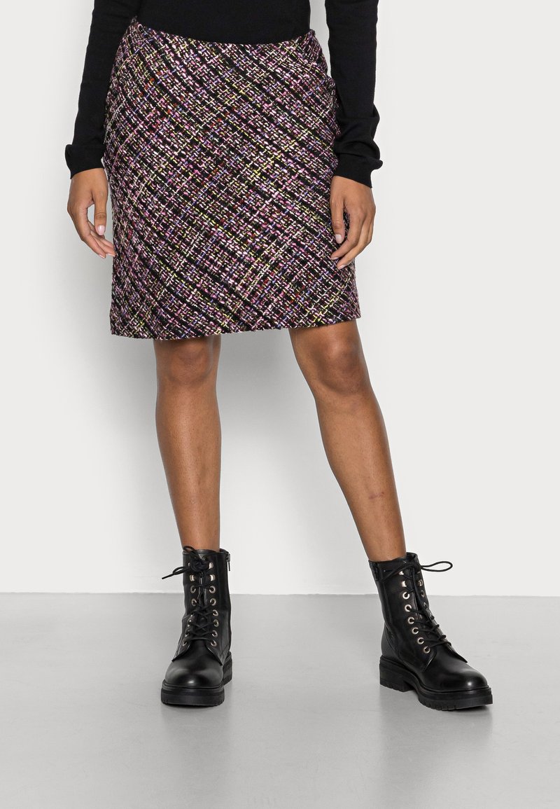 More & More SKIRT SHORT - Saia lápis - multicolour check
