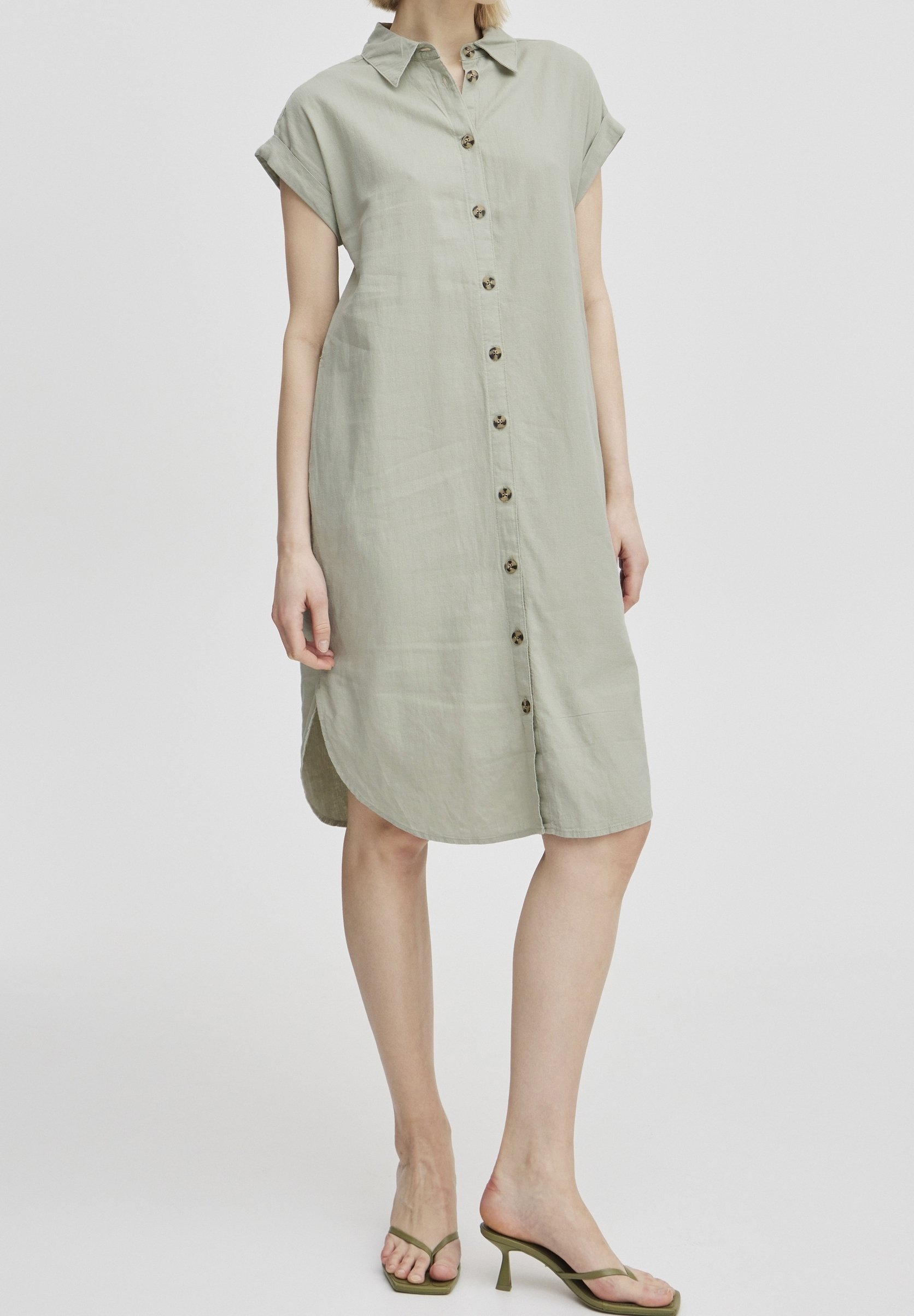 Robe chemise evergreen/vert sapin (Seconde main) ZALANDO