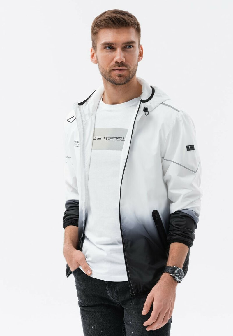 Ombre LIGHTWEIGHT SPORTS WITH EFFECT - Chaqueta de entrenamiento - black