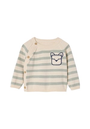 Cardigan - beige meliert