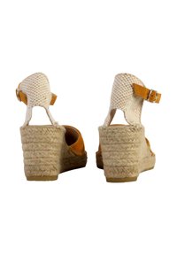 Natural World Platform heels - camel