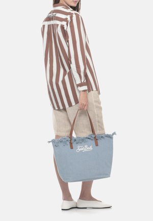 MC2 Saint Barth, BORSA CITY FRINGE - Handtas - blu