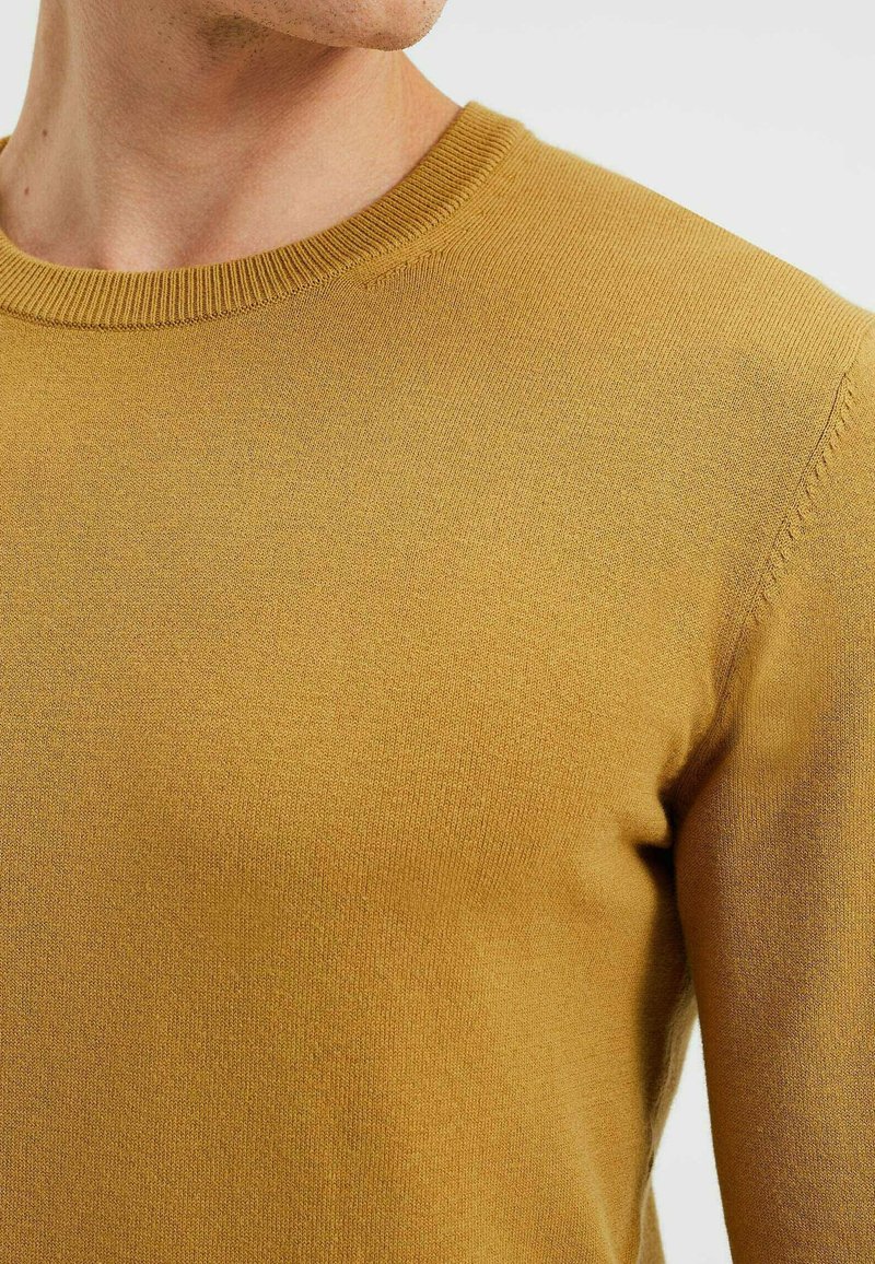 Herren Strickjacken | WE Fashion Strickpullover yellow/gelb - NU22404 Herren Strickjacken | WE Fashion Strickpullover yellow/gelb - NU22404
