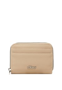 s.Oliver KLEINES MIT REISSVERSCHLUSS - Geldbörse - sandfarben