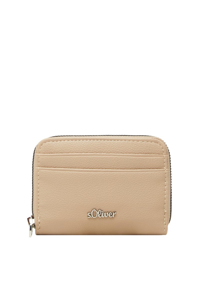 s.Oliver KLEINES MIT REISSVERSCHLUSS - Geldbörse - sandfarben