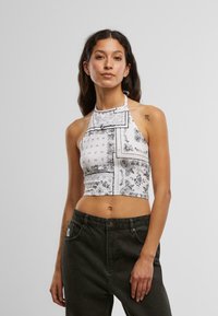 SIGNATURE PAISLEY NECKHOLDER  - Top - white