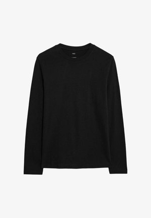 Marks & Spencer, PURE CREW NECK - Camiseta de manga larga - black