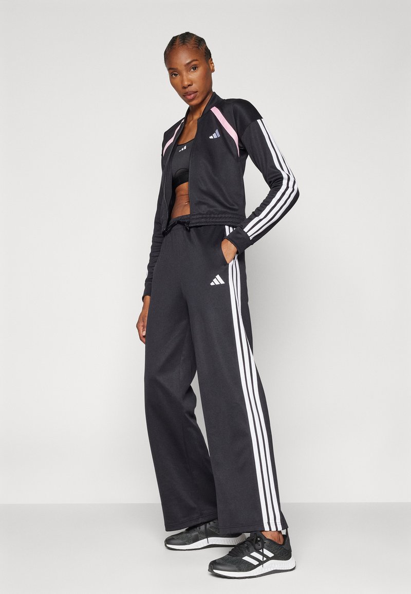 adidas Sportswear TEAMSPORT - Tracksuit - black - Zalando