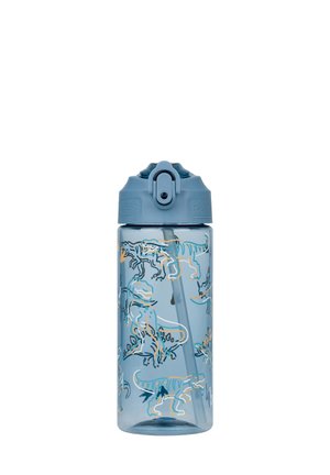 MIT STROHHALM DINO 500 ML - Drink bottle - blau