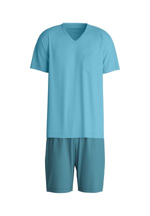 Calida, RELAX STREAMLINE KURZ-PYJAMA - Pigiama - retro blue
