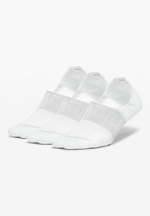 lululemon POWER STRIDE NO-SHOW 3 PACK - Calzini - white