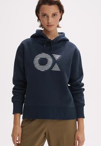 OPUS GADIRI ICON Hoodie coal blue/dark blue Zalando