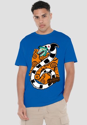 Cotton Soul, BEETLEJUICE/WORM - Print T-shirt - royal blue
