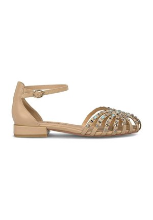 Ballerine con cinturino - marrón claro