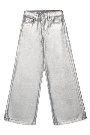 Laisvo kirpimo džinsai - silver