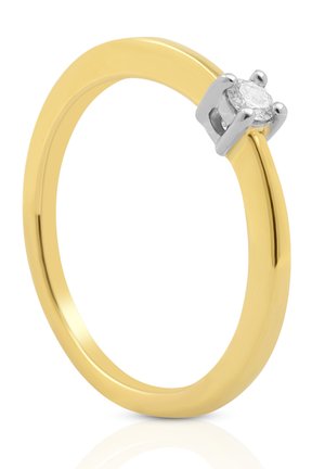 MUAU Schmuck SOLITÄR  - Ring - gelbgold