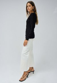 Salsa Jeans LONG-SLEEVE WITH CHEST DETAIL - Blouse - schwarz