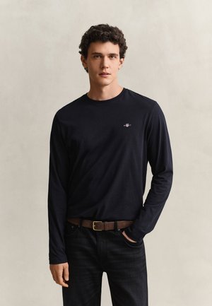GANT, SHIELD - Camiseta de manga larga - black
