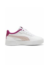 Puma SNEAKER CARINA - Sneakers basse - white mauve mist magenta gleam