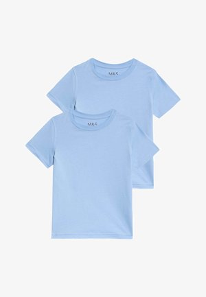 Marks & Spencer 2 PACK - T-shirts basic - pale blue