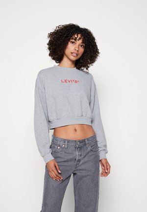GRAPHIC LAUNDRY CREW - Felpa - everyday heather grey