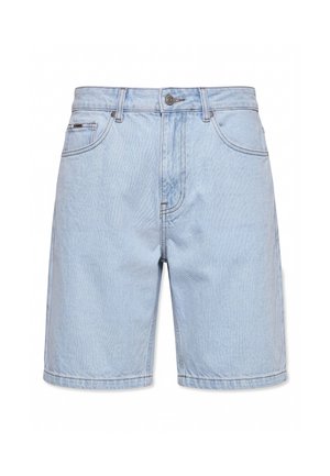 Pegador, BOSTIC JEANS SHORTS - Farmer rövidnadrágok - washed cold blue